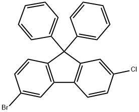 6-溴-2-氯-9,9-二苯基芴, 2356110-65-9, 结构式