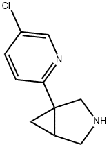 3-Azabicyclo[3.1.0]hexane, 1-(5-chloro-2-pyridinyl)- Structure