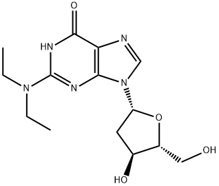 2'-Deoxy-N2,N2-diethyl guanosine 化学構造式