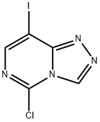 5-氯-8-碘-[1,2,4]三唑并[4,3-C]嘧啶 结构式