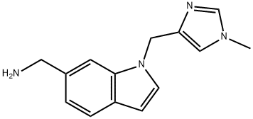 2375482-69-0 1H-Indole-6-methanamine, 1-[(1-methyl-1H-imidazol-4-yl)methyl]-