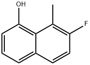 7-氟-8-甲基萘-1-醇 结构式