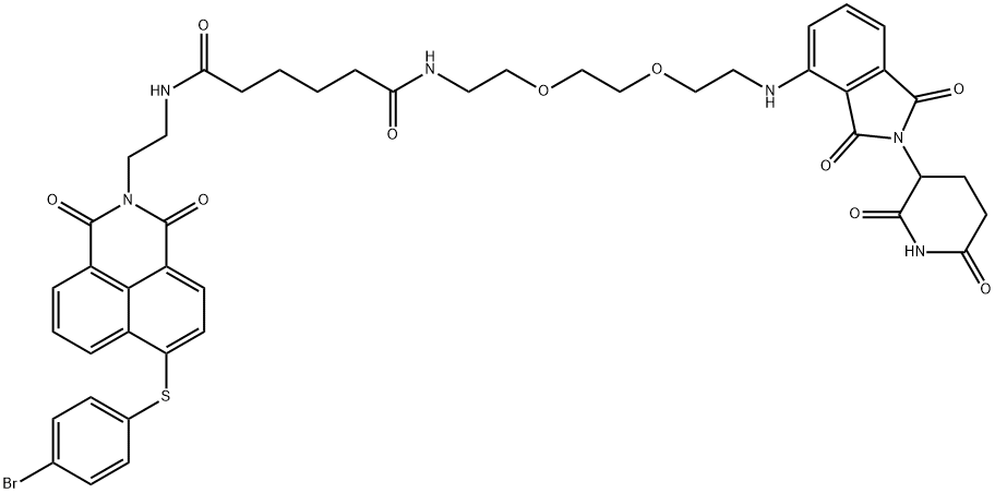 PROTAC Bcl2 degrader-1, 2378801-85-3, 结构式