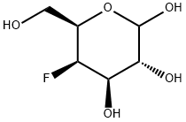 4-Deoxy-4-fluoro-D-galactopyranose Structure