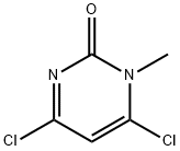 2(1H)-Pyrimidinone, 4,6-dichloro-1-methyl- Structure