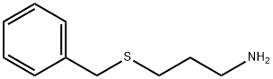 3-(ベンジルチオ)-1-プロパンアミン 化学構造式