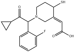 普拉格雷代谢物, 239466-74-1, 结构式