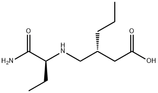 Hexanoic acid, 3-[[[(1S)-1-(aminocarbonyl)propyl]amino]methyl]-, (3R)-, 2397556-18-0, 结构式