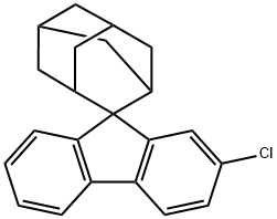 2-氯螺-(金刚烷-2,9-芴) 结构式