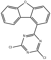2,4-二氯-6-(1-二苯并呋喃基)-1,3,5-三嗪, 2408705-92-8, 结构式