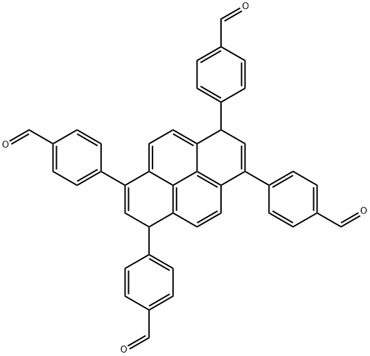 Benzaldehyde, 4,4',4'',4'''-(1,6-dihydro-1,3,6,8-pyrenetetrayl)tetrakis-