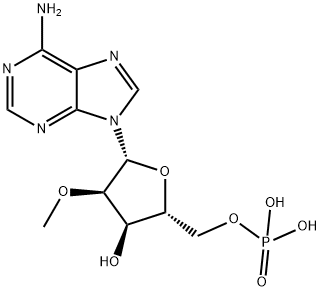 5'-Adenylic acid, 2'-O-Methyl- Structure