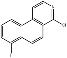 Benz[f]isoquinoline, 4-chloro-7-fluoro- Structure