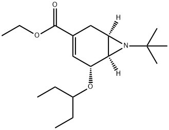 7-Azabicyclo[4.1.0]hept-3-ene-3-carboxylic acid, 7-(1,1-dimethylethyl)-5-(1-ethylpropoxy)-, ethyl ester, (1R,5R,6R)-|(1R,5R,6R)-7-叔丁基-5-(戊烷-3-氧基)-7-氮杂双环[4.1.0]庚-3-烯-3-羧酸乙酯