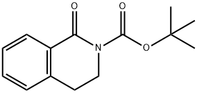 2(1H)-Isoquinolinecarboxylic acid, 3,4-dihydro-1-oxo-, 1,1-dimethylethyl ester Structure