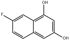 1,3-Naphthalenediol, 7-fluoro- Structure