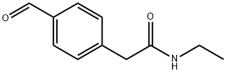 Benzeneacetamide, N-ethyl-4-formyl- Structure