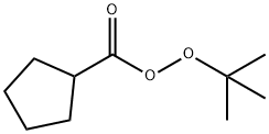 Cyclopentanecarboperoxoic acid, 1,1-dimethylethyl ester 结构式