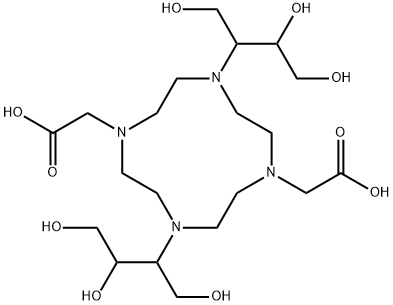 1,4,7,10-Tetraazacyclododecane-1,7-diacetic acid, 4,10-bis[2,3-dihydroxy-1-(hydroxymethyl)propyl]-