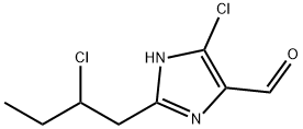 1H-Imidazole-4-carboxaldehyde, 5-chloro-2-(2-chlorobutyl)- Struktur
