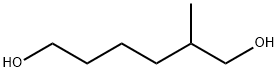 1,6-Hexanediol, 2-methyl- 化学構造式