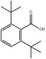 Benzoic acid, 2,6-bis(1,1-dimethylethyl)- Struktur