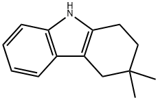 3,3-dimethyl-2,3,4,9-tetrahydro-1H-carbazole 化学構造式