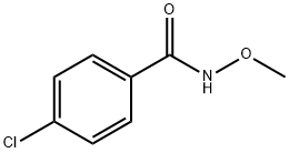 Benzamide, 4-chloro-N-methoxy- Struktur