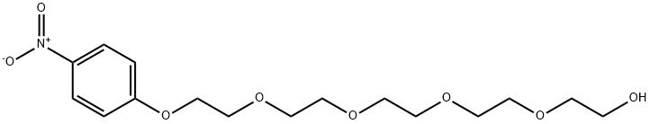 3,6,9,12-Tetraoxatetradecan-1-ol, 14-(4-nitrophenoxy)- Structure