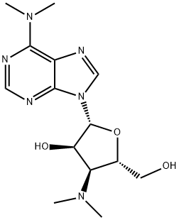 3'-Deoxy-3'-(dimethylamino)-N,N-dimethyladenosine Struktur