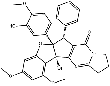 3-ヒドロキシデヒドロアグライアスタチン 化学構造式