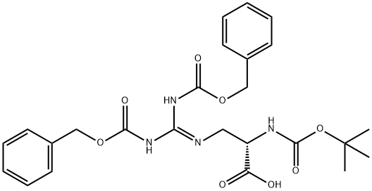 Boc-Alg(Z)2-OH Struktur