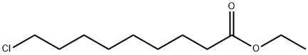 Nonanoic acid, 9-chloro-, ethyl ester Struktur