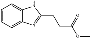 1H-Benzimidazole-2-propanoic acid, methyl ester Structure
