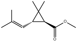 Cyclopropanecarboxylic acid, 2,2-dimethyl-3-(2-methyl-1-propen-1-yl)-, methyl ester, (1S,3S)-