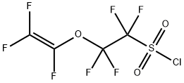 Ethanesulfonyl chloride, 1,1,2,2-tetrafluoro-2-[(1,2,2-trifluoroethenyl)oxy]- Struktur
