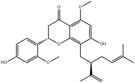 2'-O-Methylkurarinone Struktur