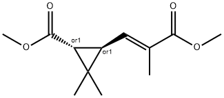 二甲基反式,反式-第二菊酸酯 结构式