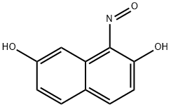 2,7-Naphthalenediol, 1-nitroso-,27428-79-1,结构式