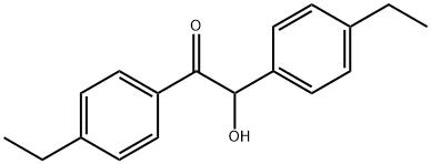 Ethanone, 1,2-bis(4-ethylphenyl)-2-hydroxy- Structure