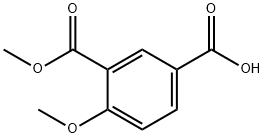 4-甲氧基-3-(甲氧基羰基)苯甲酸 结构式