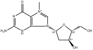 7-methyl-2-deoxyguanosine Structure