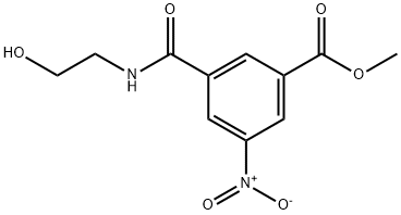 3-((2-羟基乙基)氨基甲酰基)-5-硝基苯甲酸甲酯, 28179-40-0, 结构式