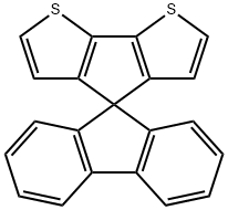 Spiro[4H-cyclopenta[2,1-b:3,4-b']dithiophene-4,9'-[9H]fluorene] Struktur