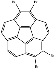 Dibenzo[ghi,mno]fluoranthene, 1,2,5,6-tetrabromo- Structure