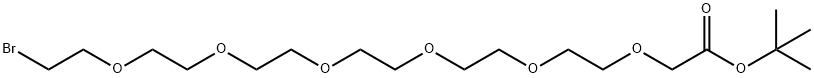 Br-PEG6-CH2COOtBu,297162-48-2,结构式
