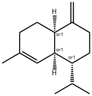 (1R,4AR,8AS)-1-异丙基-7-甲基-4-亚甲基-1,2,3,4,4A,5,6,8A-八氢萘, 30021-74-0, 结构式