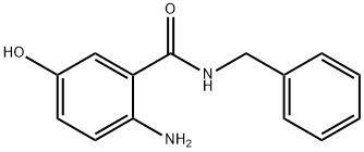 Benzamide, 2-amino-5-hydroxy-N-(phenylmethyl)- Struktur
