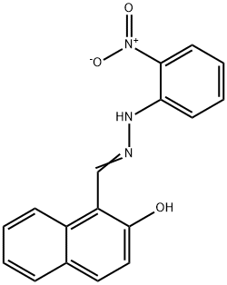 1-[2-(2-nitrophenyl)carbonohydrazonoyl]-2-naphthol,303215-04-5,结构式