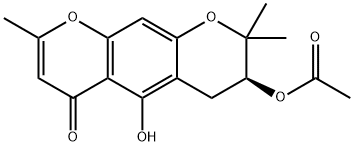 3-O-乙酰基亥茅酚,30358-88-4,结构式